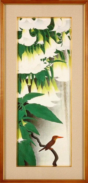 新入荷＊ 巨匠日本画家 田中一村「ダチュラとアカショウビン」日本放送