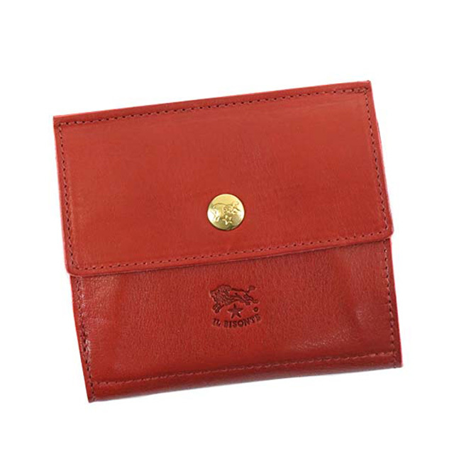 イル ビゾンテ IL BISONTE 二つ折り財布 ダブルホック財布 Wホック財布