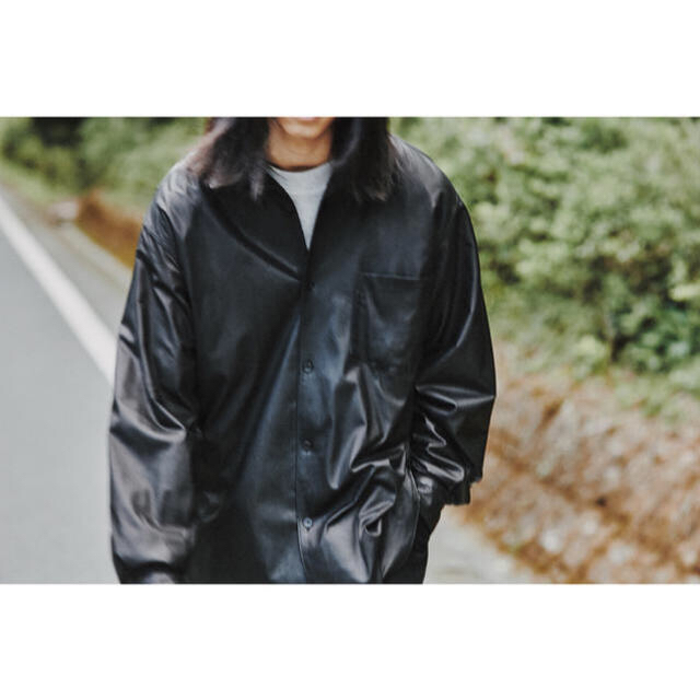 COMOLI - COMOLI 20AW コモリ レザーシャツ ディアスキンの通販 by