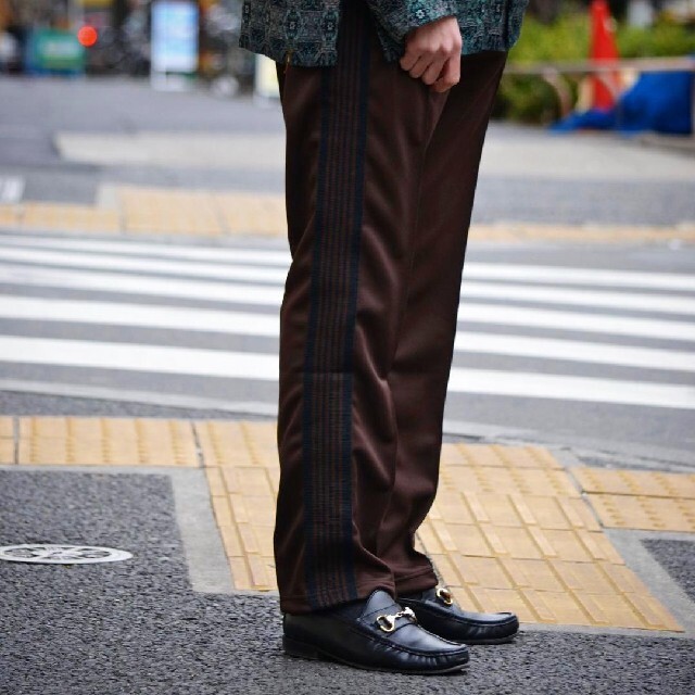 Needles - needles wild life tailor ナロートラックパンツ 茶色 Sの