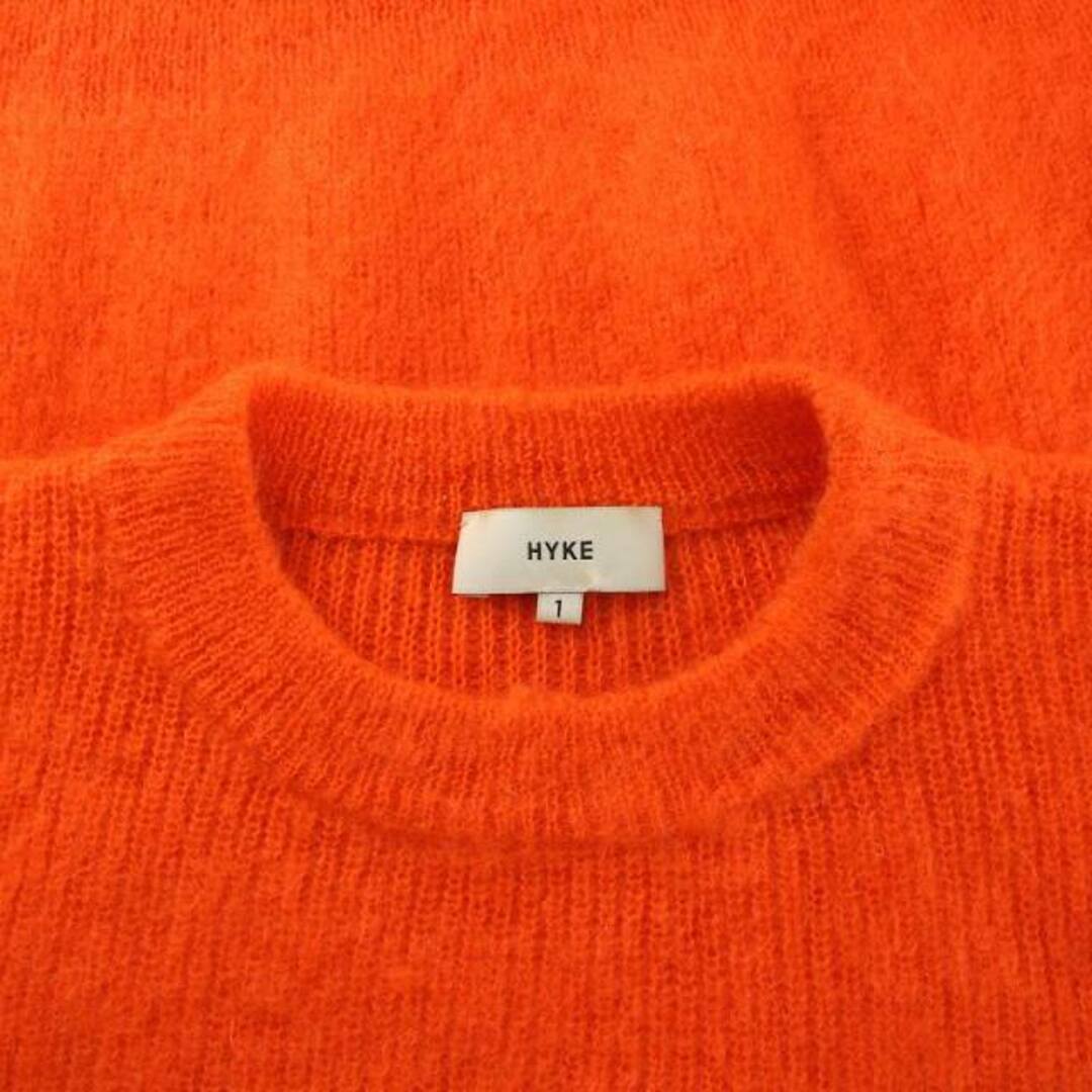 HYKE - ハイク ニット セーター 長袖 クルーネック モヘヤ混 1 S