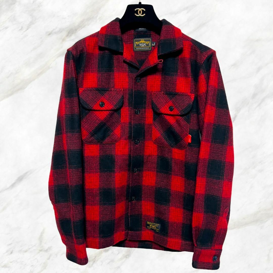 W)taps - Wtapsチェックシャツ lM WTAPS UNION バッファロージャケット