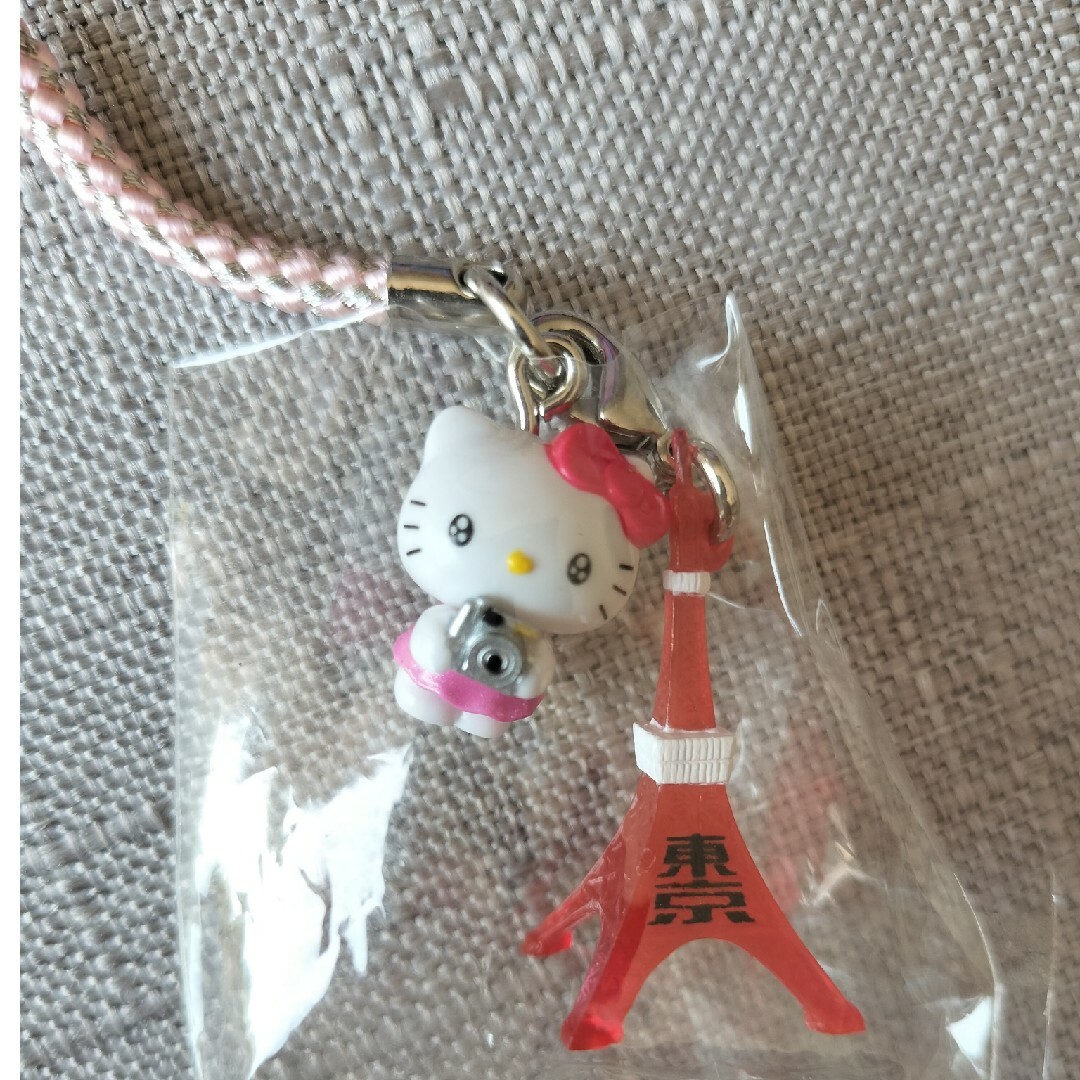 ハローキティ - HELLO KITTY 東京限定 東京タワーバージョン 根付けの