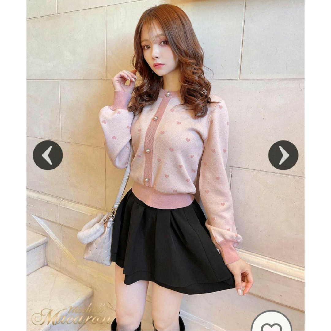 michellMacaron - 新品未使用 ミシェルマカロン ハート ニットトップス
