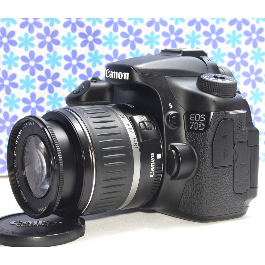 Wi-Fi内蔵❤Canon EOS 70D❤️️高画質❤️動画撮影❤初心者おすすめ