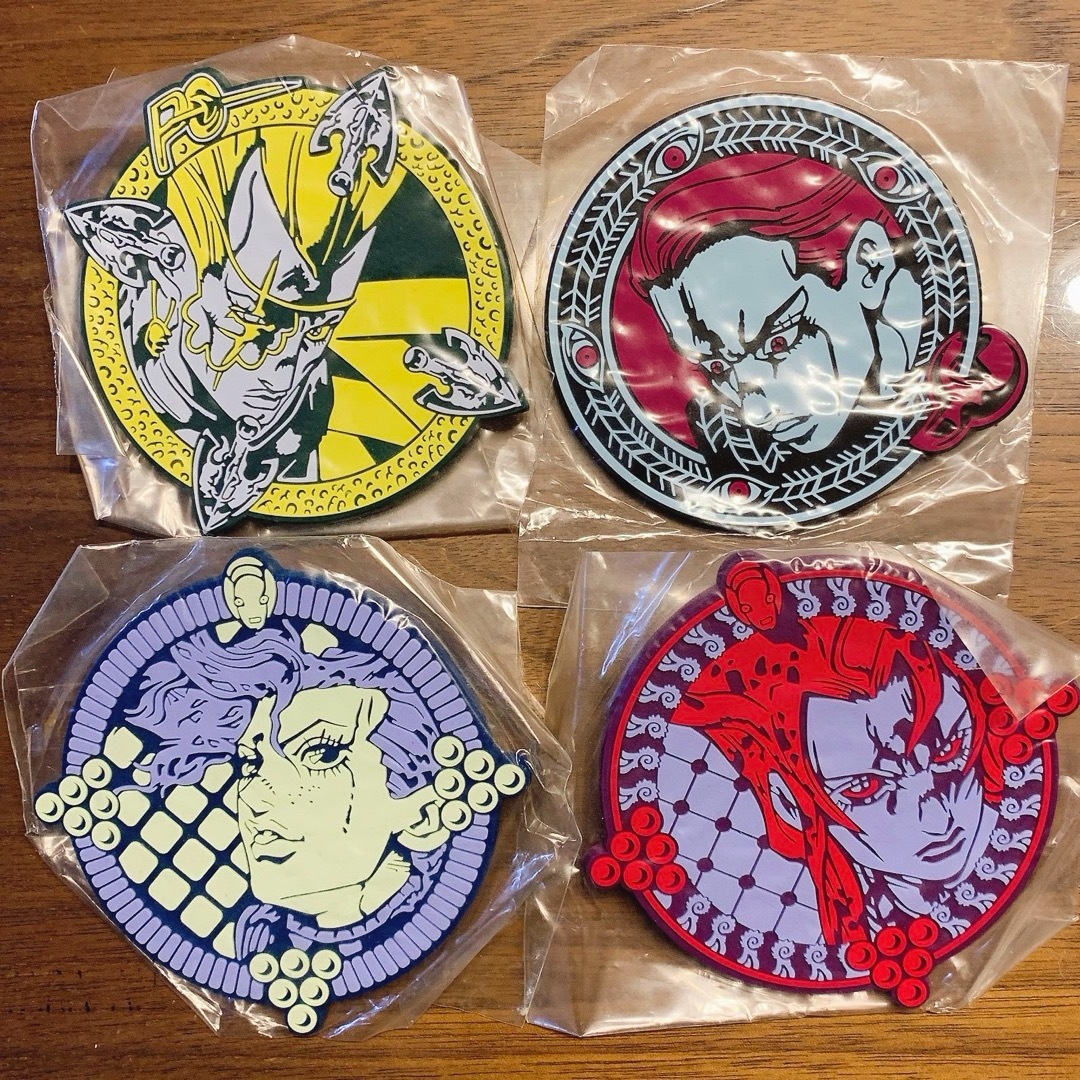 新品・未開封】ジョジョ 第5部 ラバーコースター 4個セット レア☆の