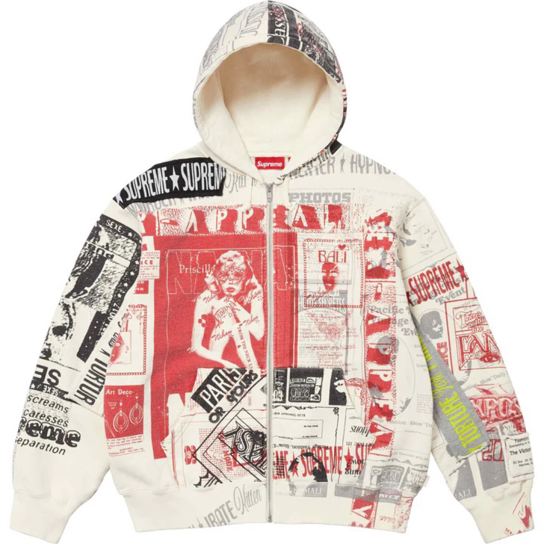 Supreme - 【Mサイズ】Supreme Collage Zip Up Hoodedの通販 by