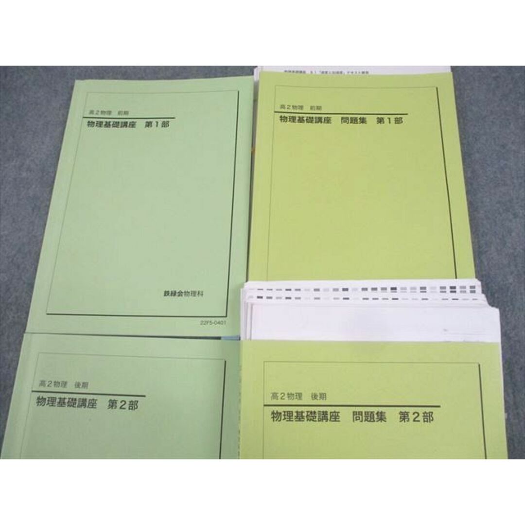鉄緑会 高2物理 テキスト問題集板書セット 鉄緑会 高2 物理 テキスト