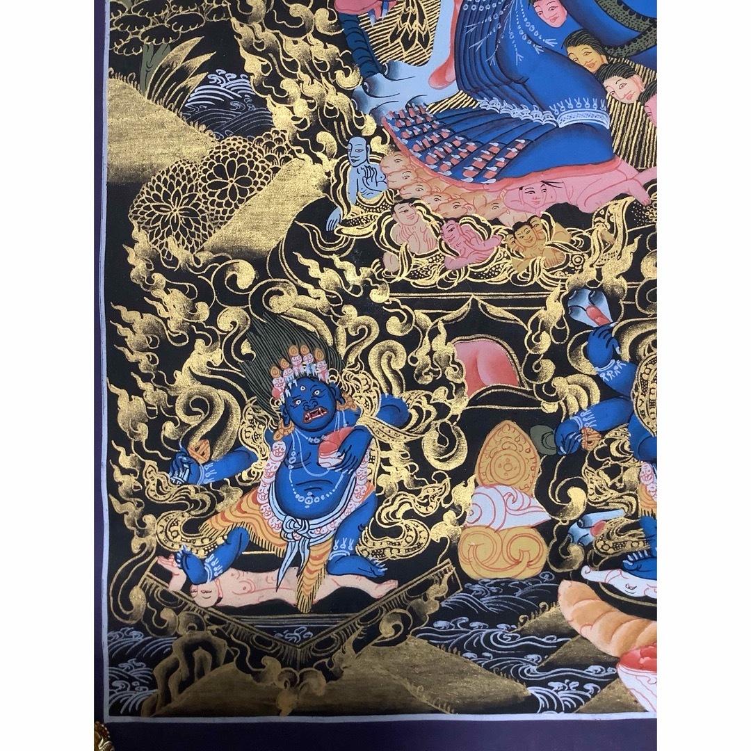 チベット密教 新品 》 ヤマーンタカ タンカ 曼荼羅 手描き 1点物の通販