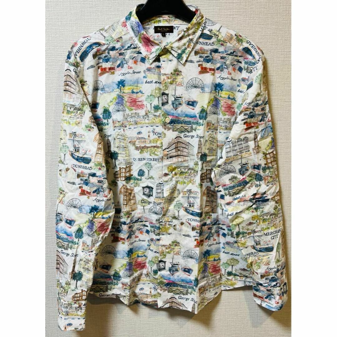 Paul Smith collection 風景画プリント 2024 長袖シャツ