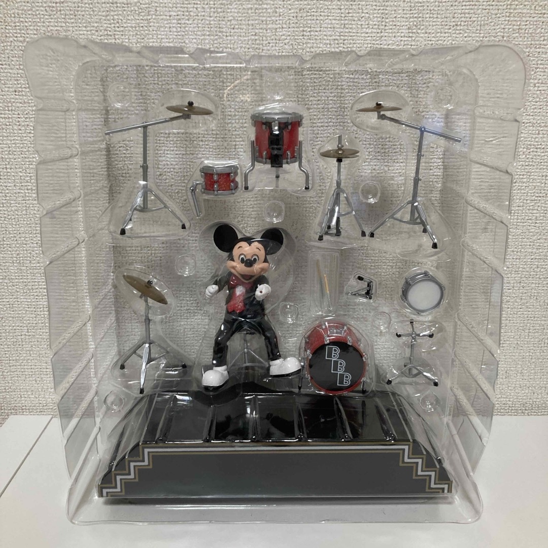フィギュア ビッグバンドビート BBB ミッキー ドラム ディズニー 黒