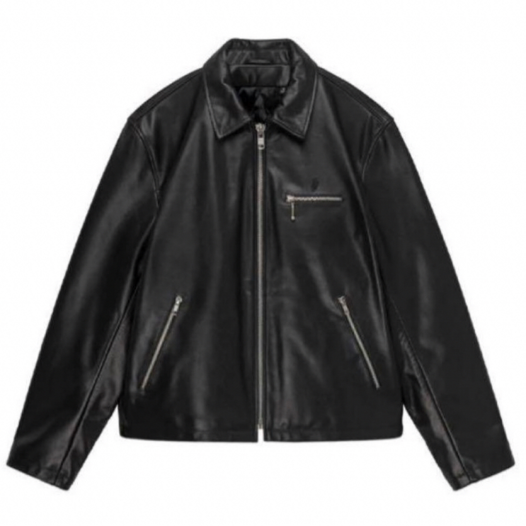 STUSSY - Stussy Leather Bing Jacket 
