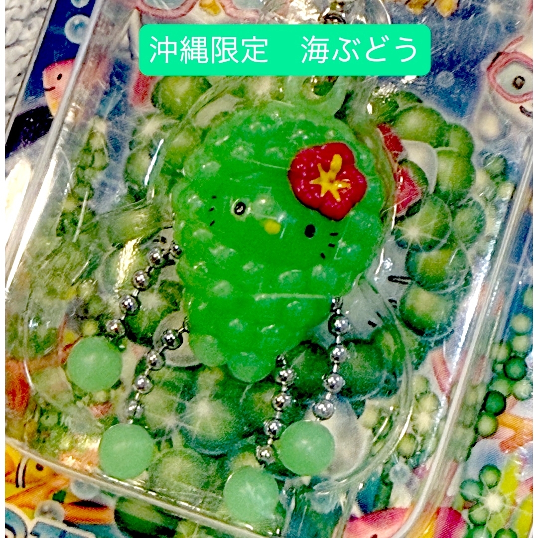 ハローキティ - ご当地キティ 沖縄限定 海ぶどうバージョン ファスナー