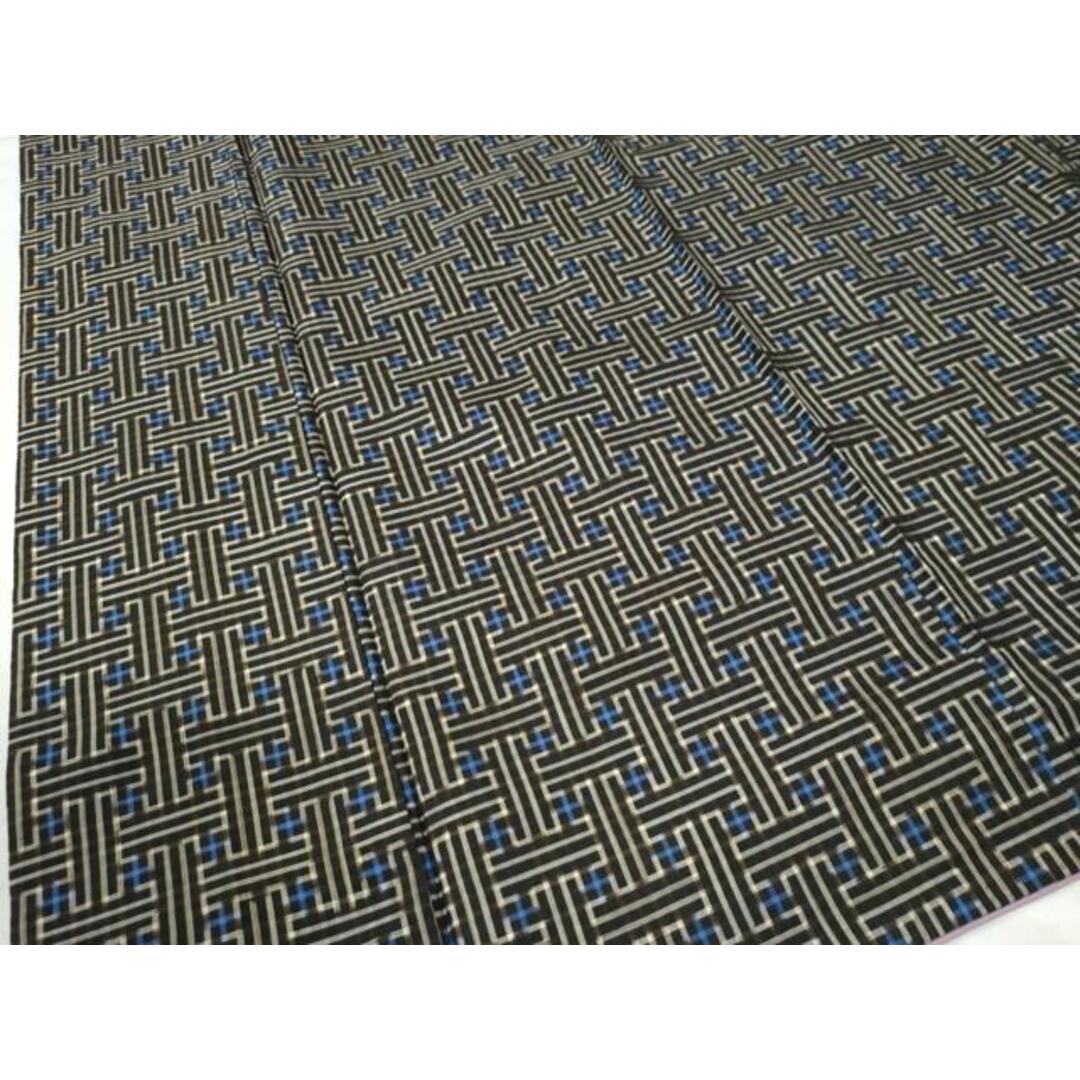 平和屋着物○本場大島紬 龍郷絣 秋名バラ 正絹 逸品 未使用 CAAZ2988yc
