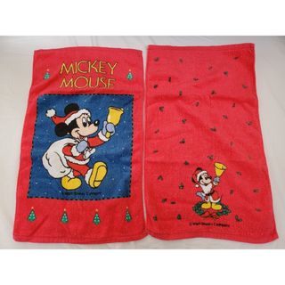 ミッキーマウス - ミッキーマウス クリスマス タオル 2枚セットの通販