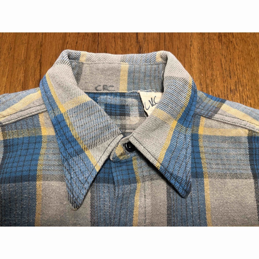好配色 森タグ！FIVE BROTHERS フランネルネルシャツ 60s〜70s