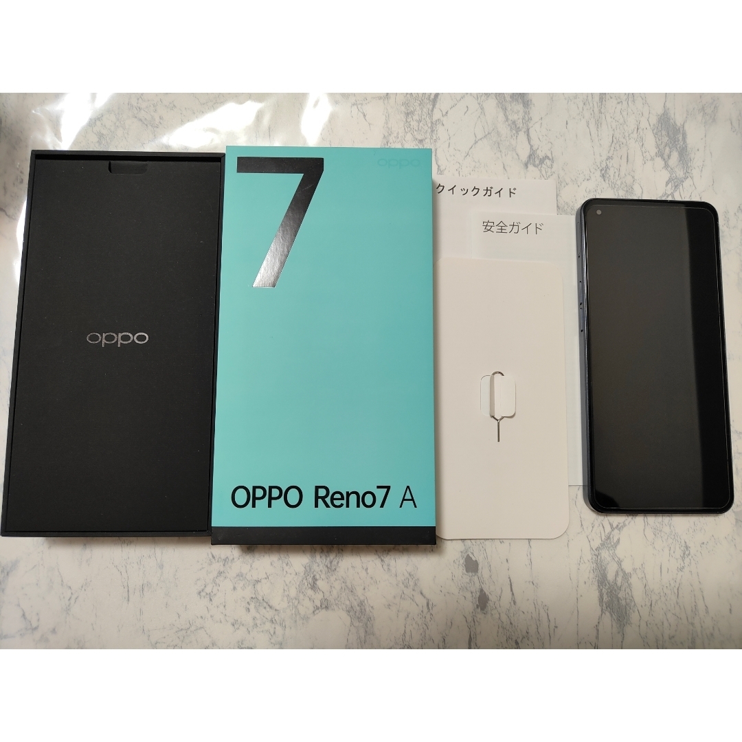 OPPO - OPPO Reno7 A SIMフリー スターリーブラックの通販 by