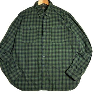 RRL - キムタク着用 RRL チェックシャツ グランメゾン東京 ネルシャツ