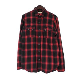 SAINT LAURENT - サンローラン チェックシャツ 13aw Sサイズ キムタク