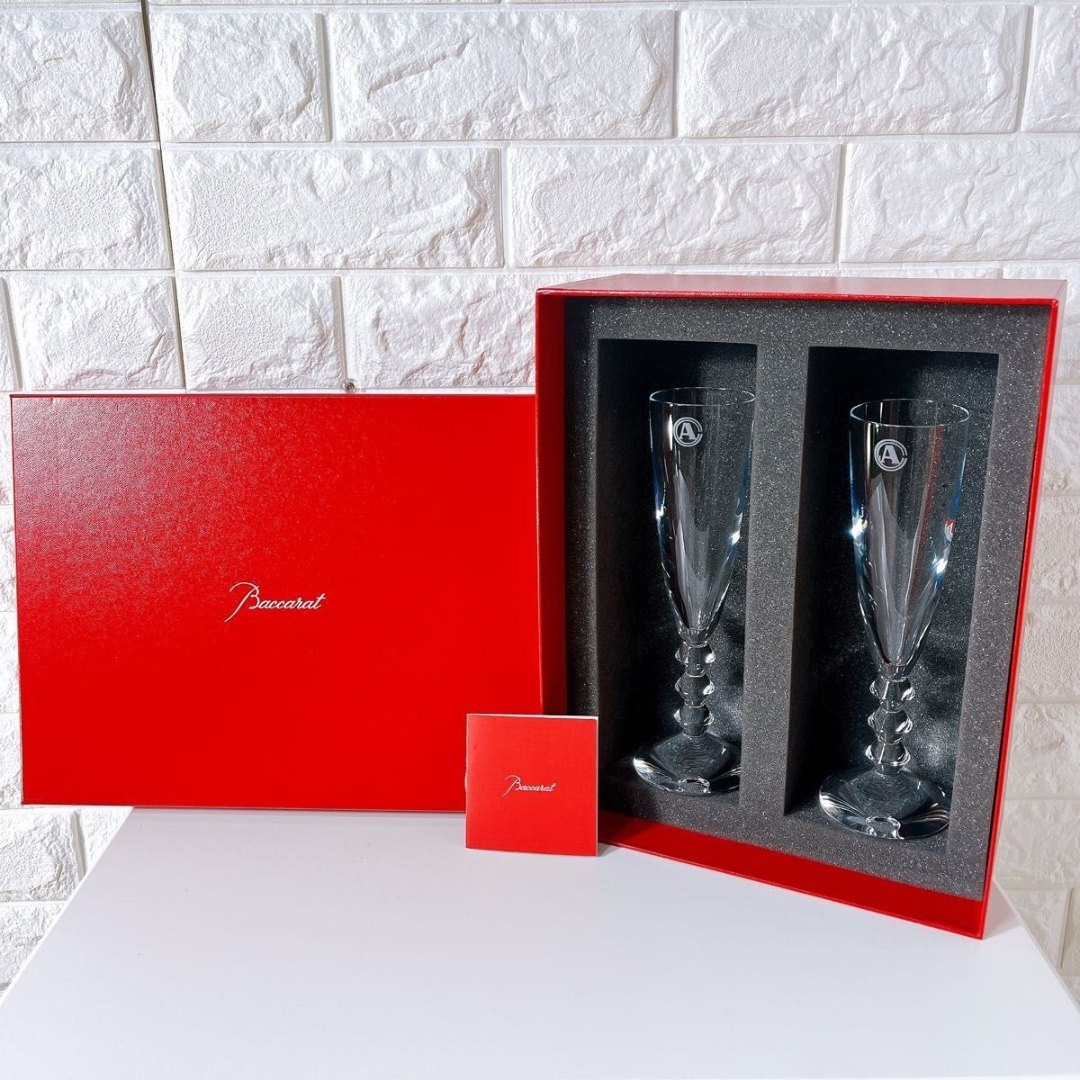 Baccarat - Baccarat VEGA バカラ ベガ シャンパンフルート グラス 2客