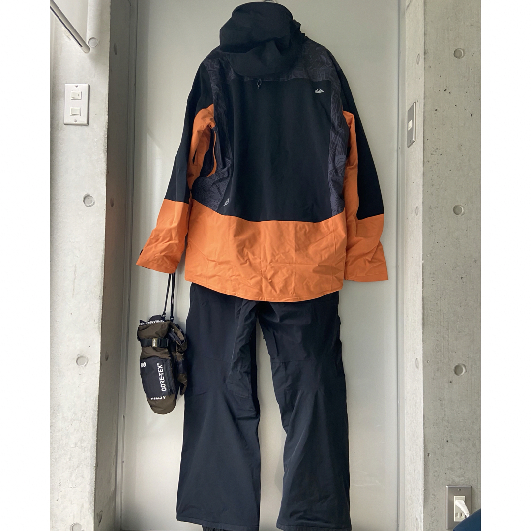 QUIKSILVER - Quiksilverスノボウェア上下セット＋グローブの通販 by
