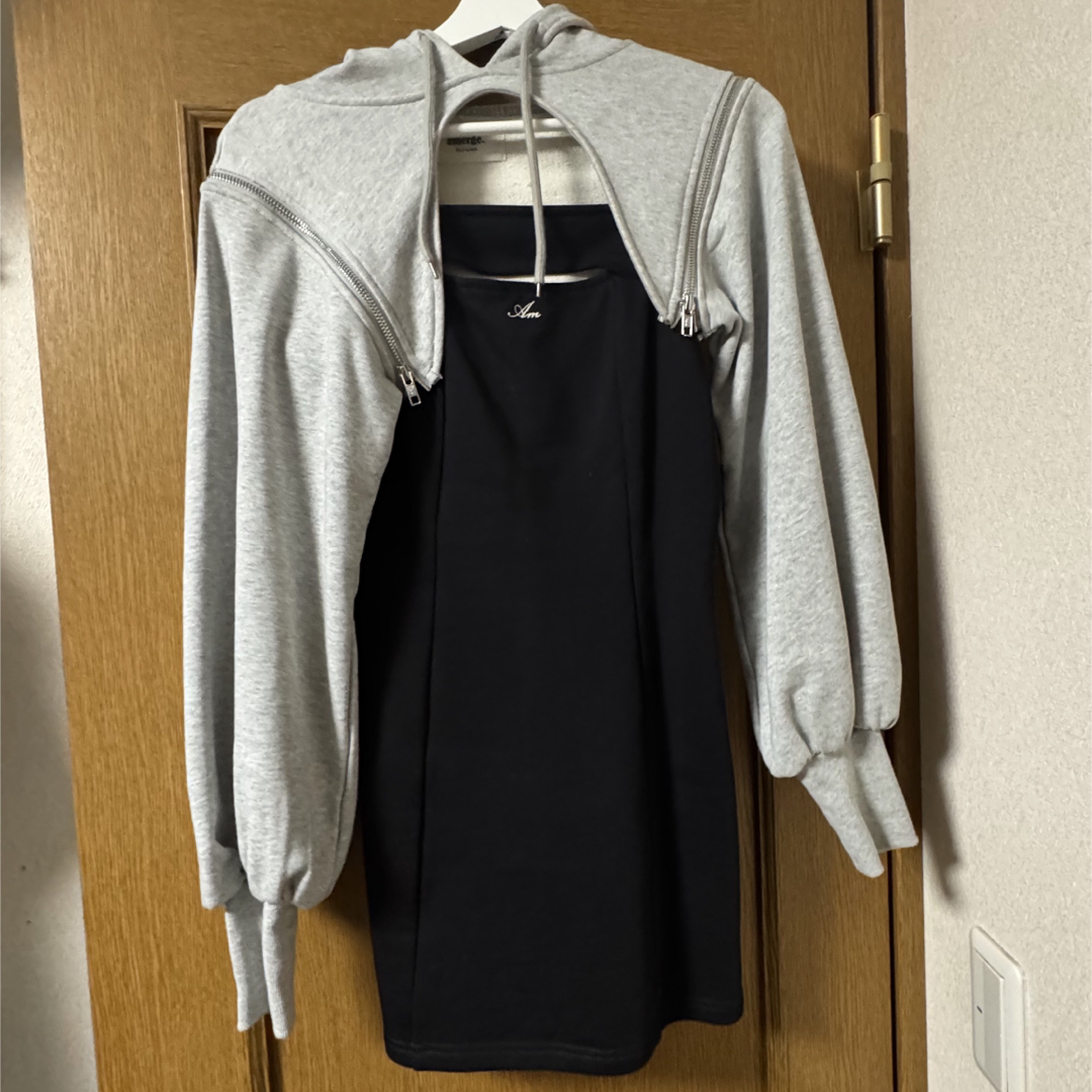 amerge. foodie zip tops×cami onepiece