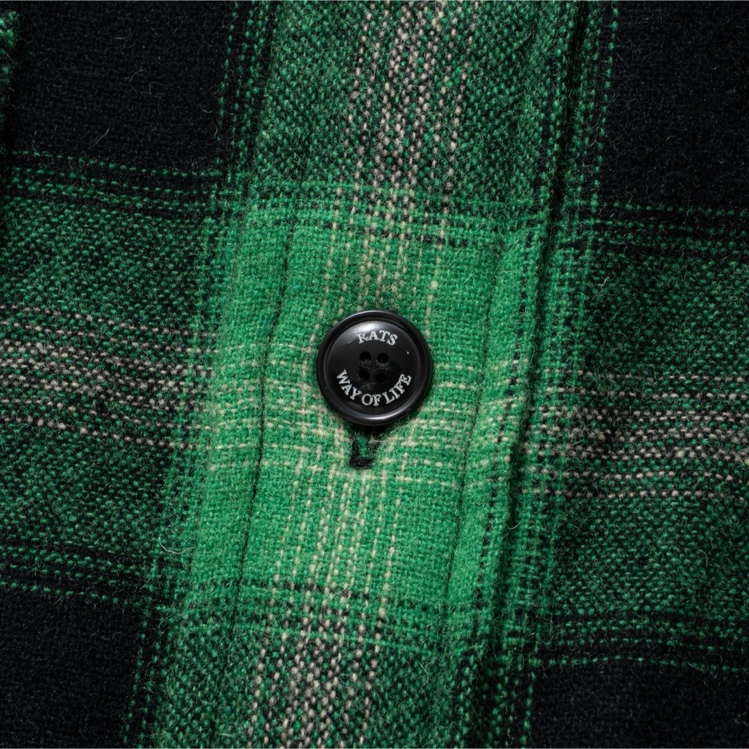 RATS - キムタク着 私物 RATS WOOL CHECK SHIRT JKT ジャケットの通販
