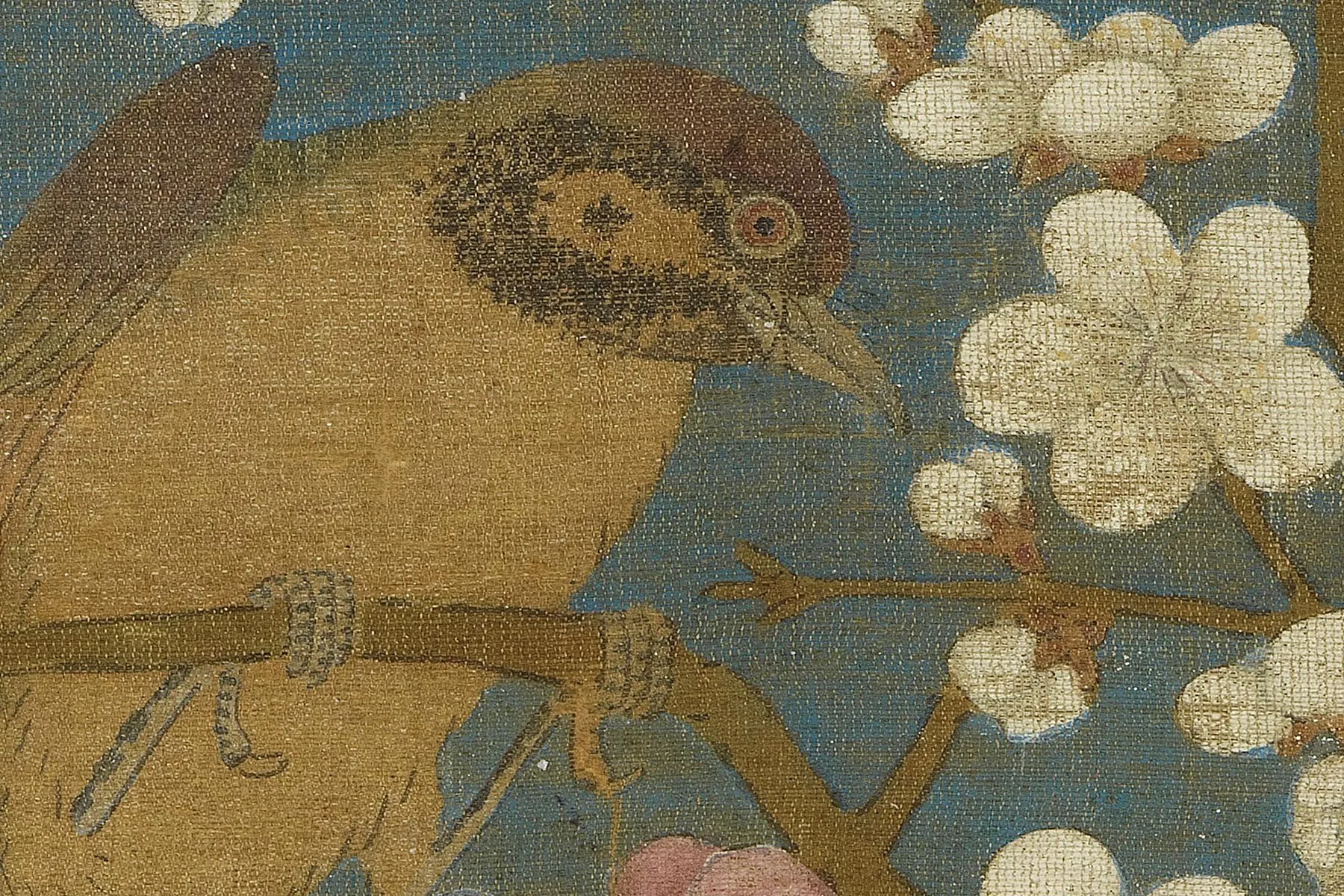 传宋李迪(款)画花鸟轴- 国画作品高清大图下载- 集古作网