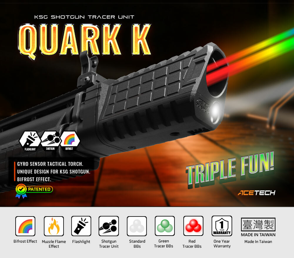 Acetech Quark K shotgun Tracer Unit w/ Bifrost mode