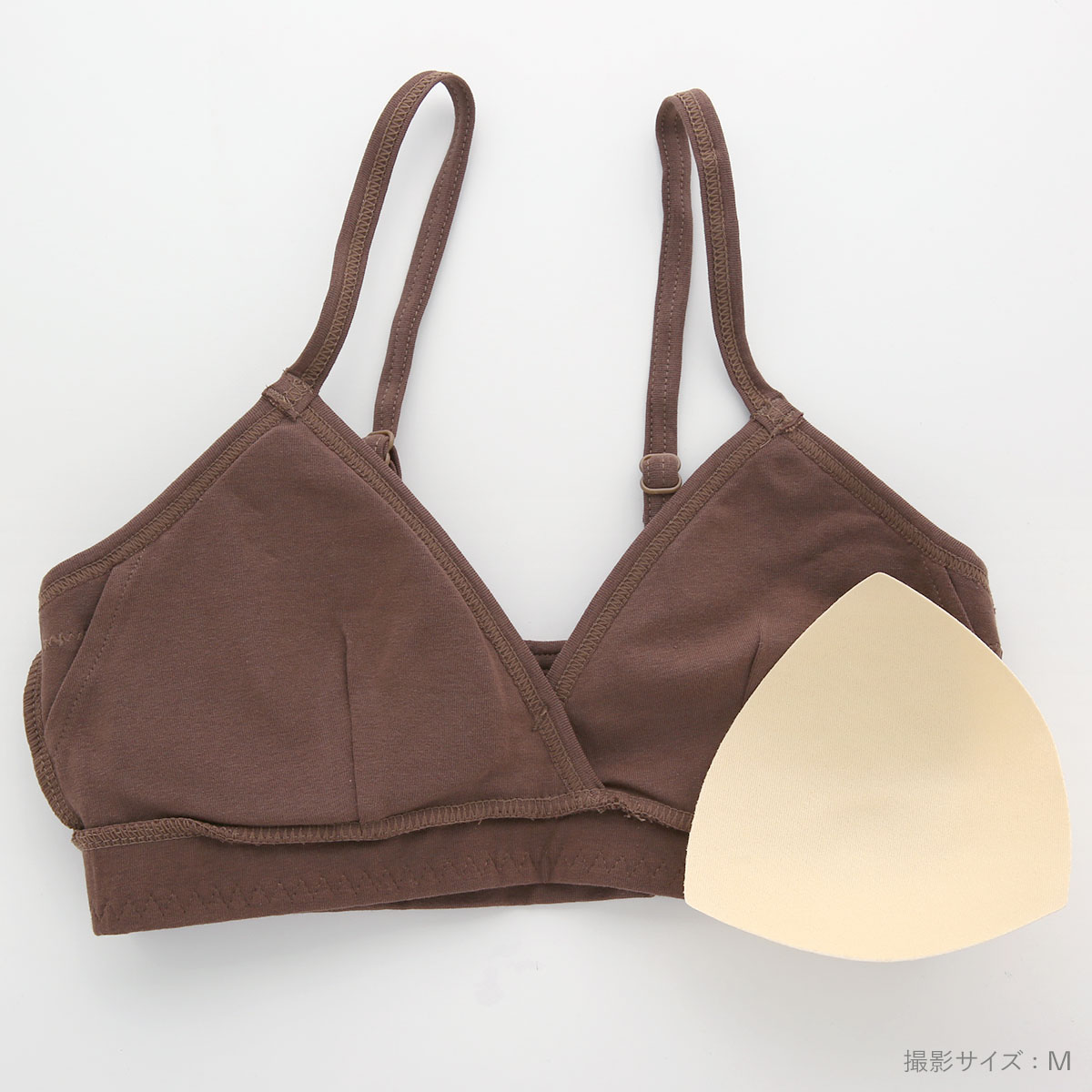Cuip アクセントレース ソフトブラ ノンワイヤー 2way ブラジャー