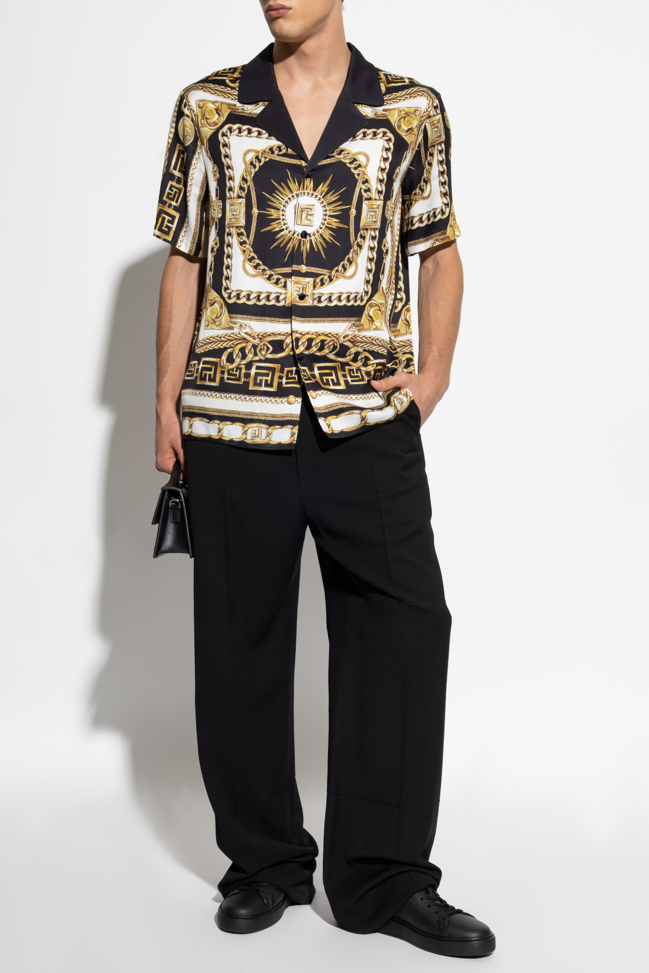 Balmain Shirt with logo | Men's | Vitkac