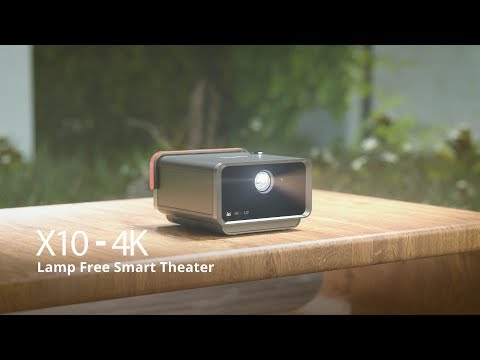 ViewSonic X10-4K 4K UHD Short Throw Portable Smart LED Projector
