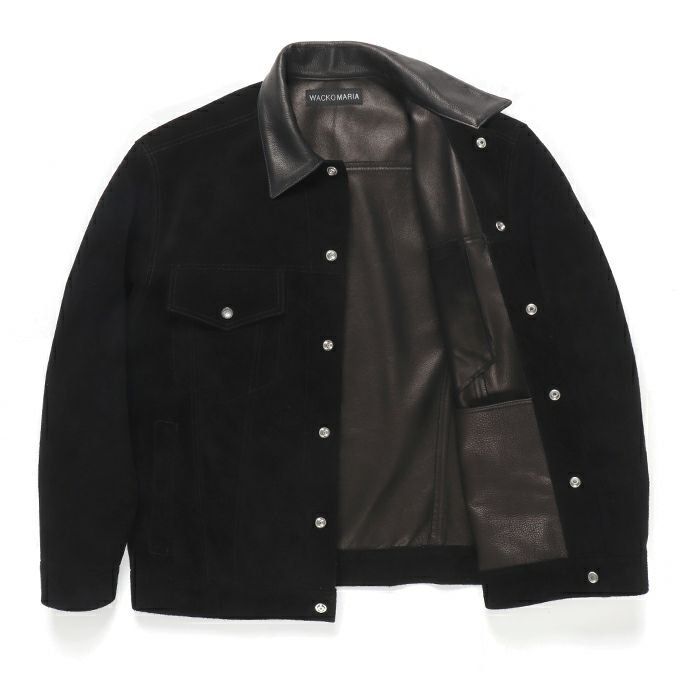 WACKO MARIA/ワコマリア/SUEDE LEATHER TRUCKER JACKET/スエードレザー
