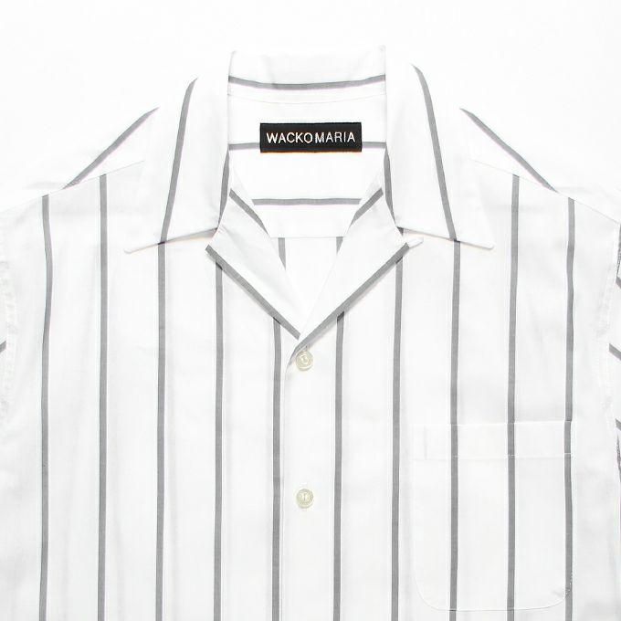 WACKO MARIA/ワコマリア/STRIPED OPEN COLLAR SHIRT S/S ( TYPE-1