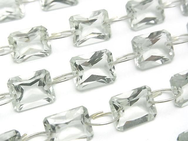 動画】グリーンアメジスト レクタングルファセットカット10×8mm