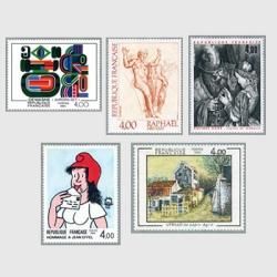フランス 1983年美術切手 - 趣味の切手専門店マルメイト | 外国切手