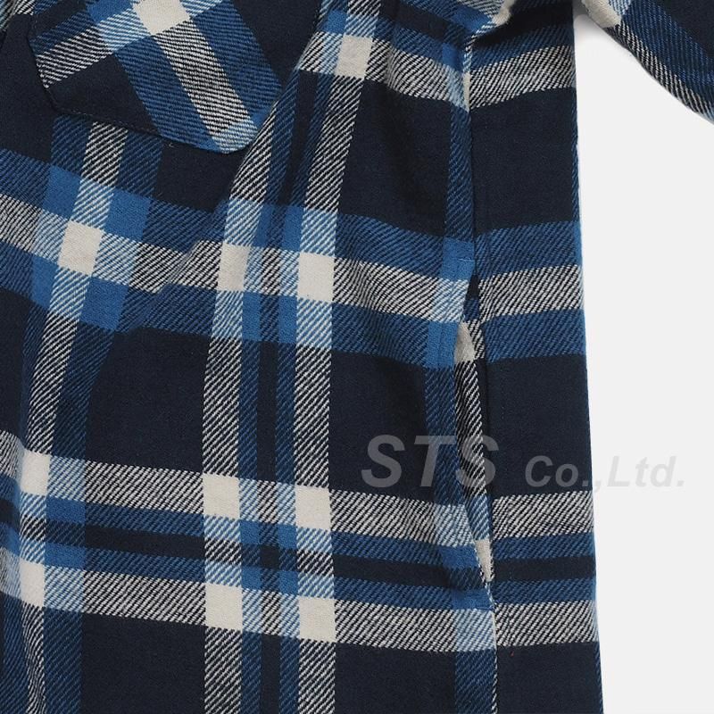 Supreme - Quilted Arc Logo Flannel Shirt - UG.SHAFT