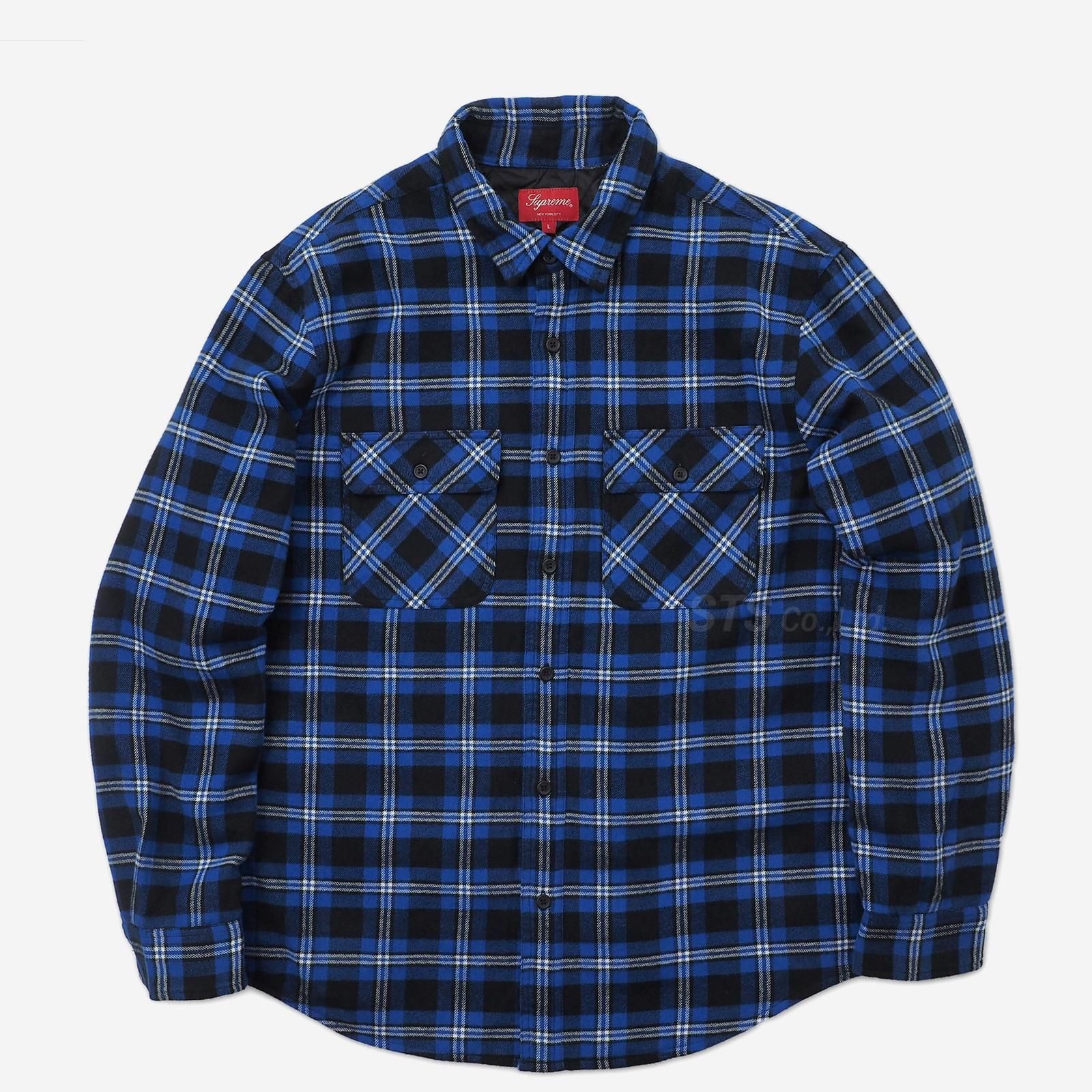 Supreme - Arc Logo Quilted Flannel Shirt - UG.SHAFT