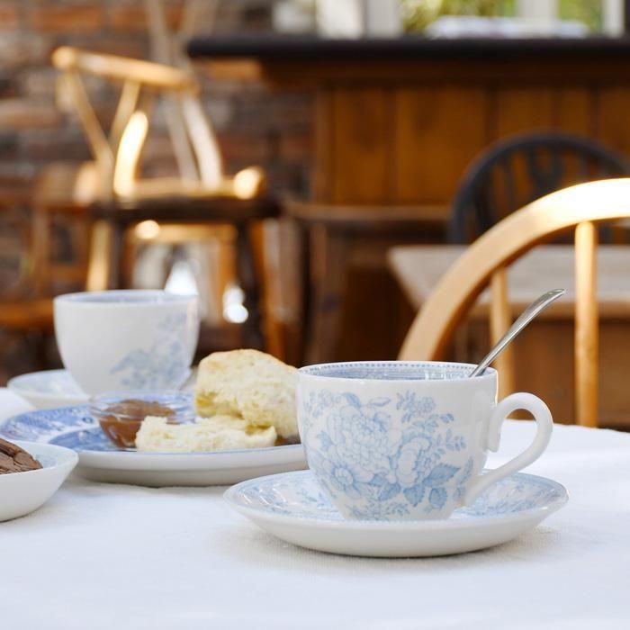 イギリス食器 Burleigh ブルーアジアティックフェザンツ カップ