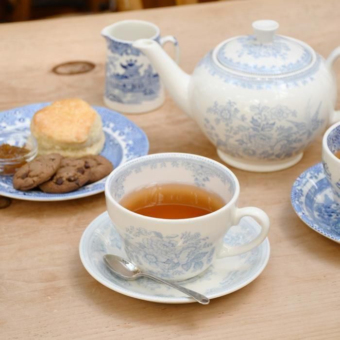 イギリス食器 Burleigh ブルーアジアティックフェザンツ ブレック