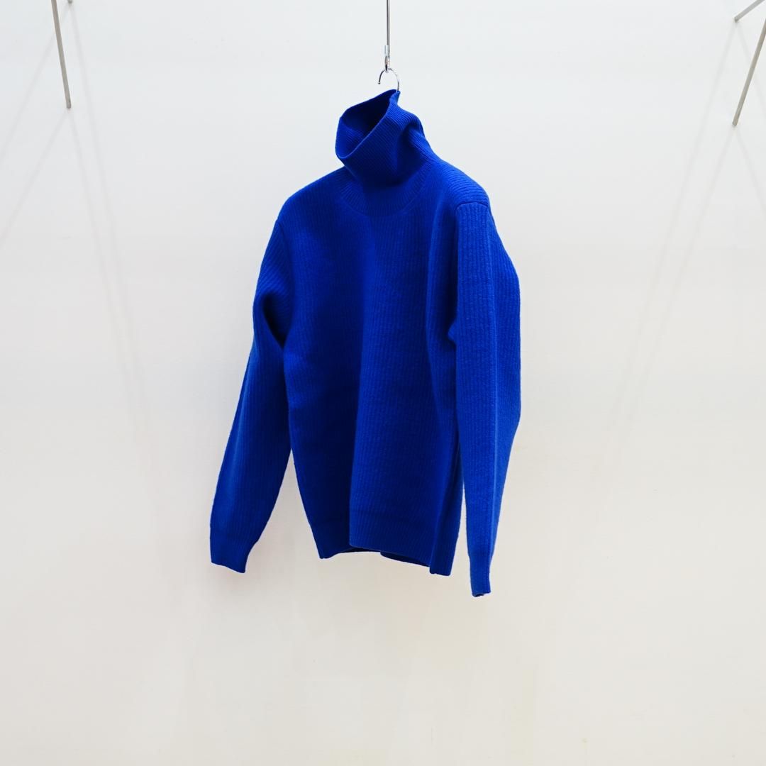 AURALEE(オーラリー)Milled French Merino Rib Knit Turtle(A23AT02MR