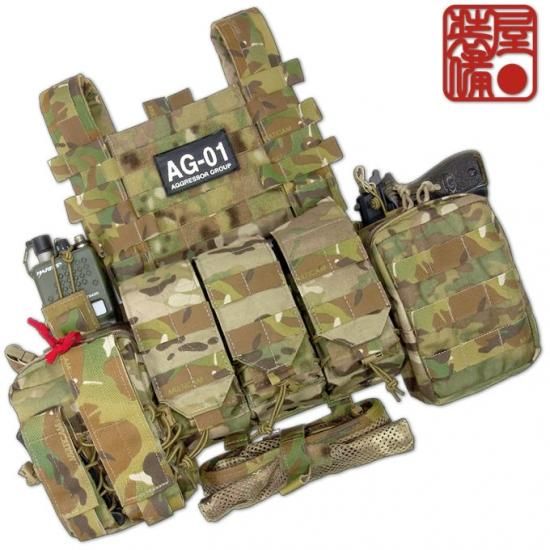 AGGRESSOR GROUP】陸自迷彩 チェストリグ 自衛隊 サバゲー 【公式通販】