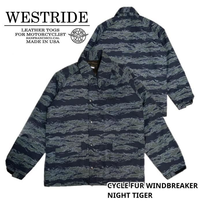 WESTRIDE/ウエストライド】 ジャケット/ CYCLE FUR WINDBREAKER:NIGHT