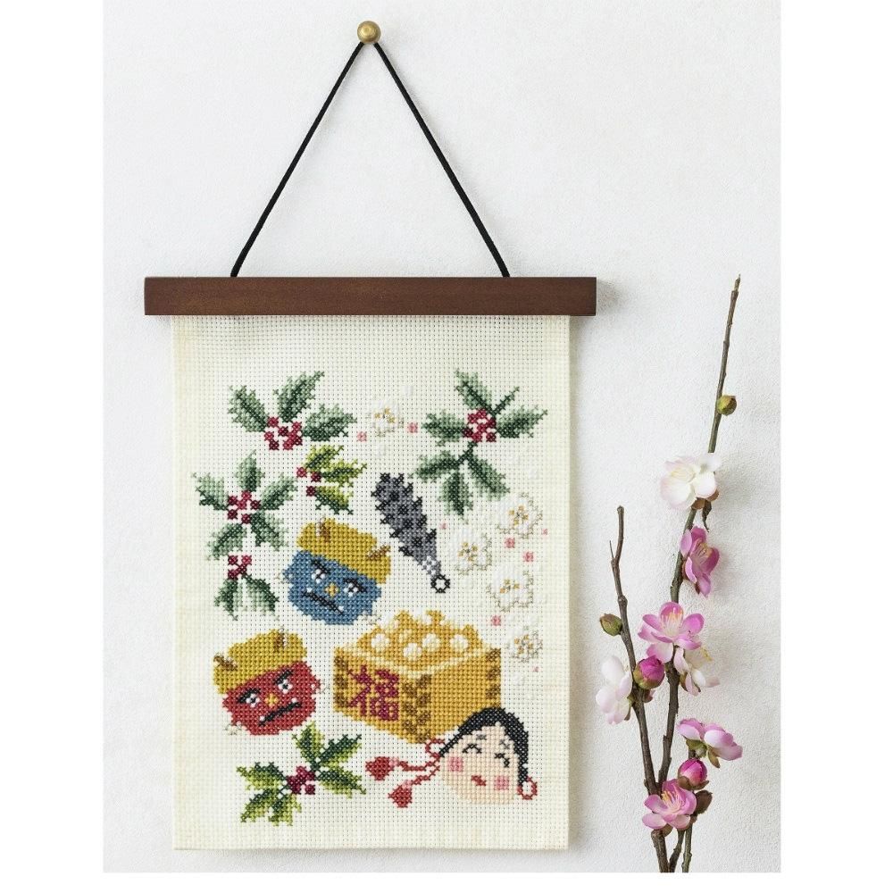 コスモ 暮らしが華やぐ季節のたのしみ クロスステッチ 刺繍キット「2月