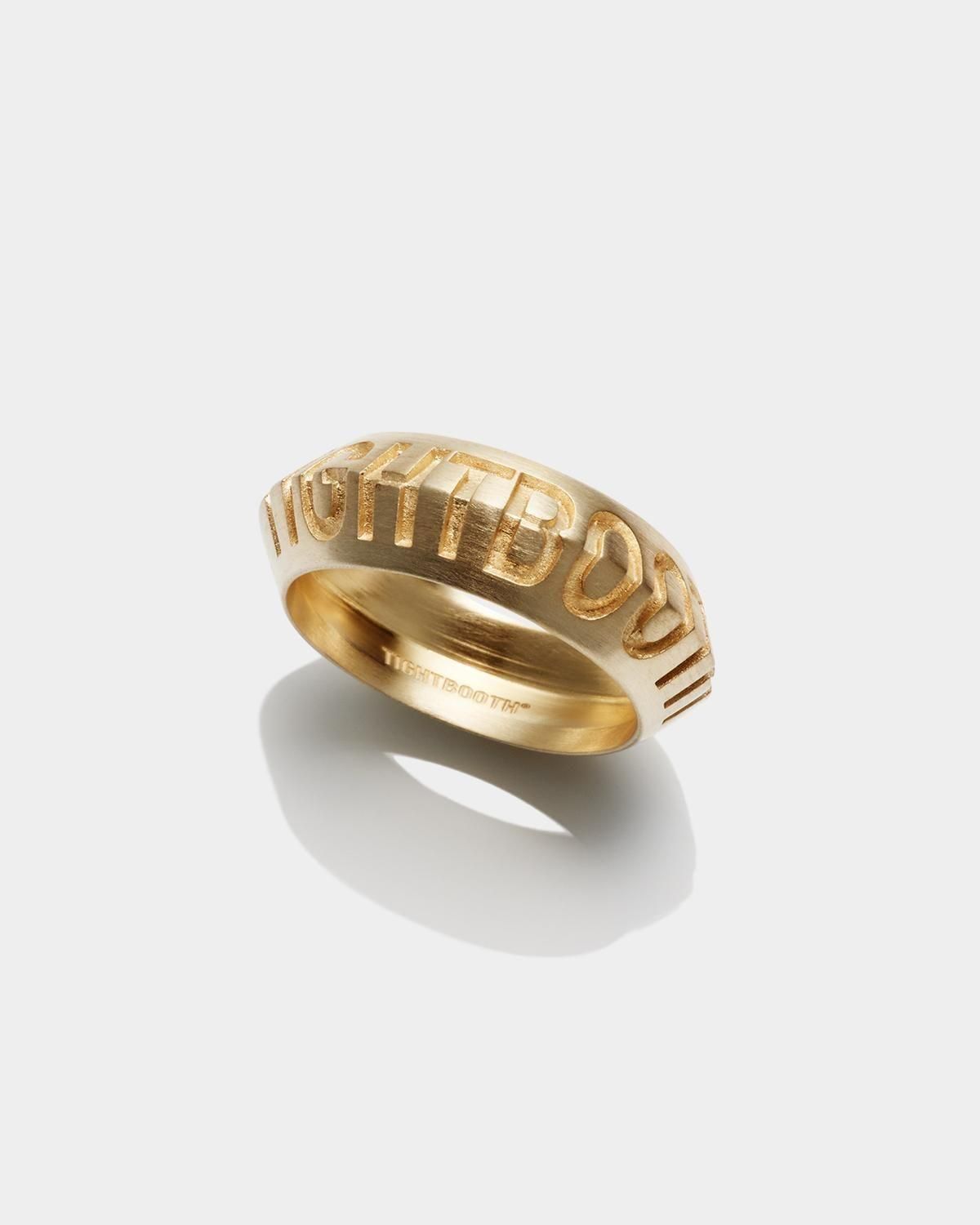 ANGLE IRON RING - Brass - TIGHTBOOTH® タイトブース オフィシャル
