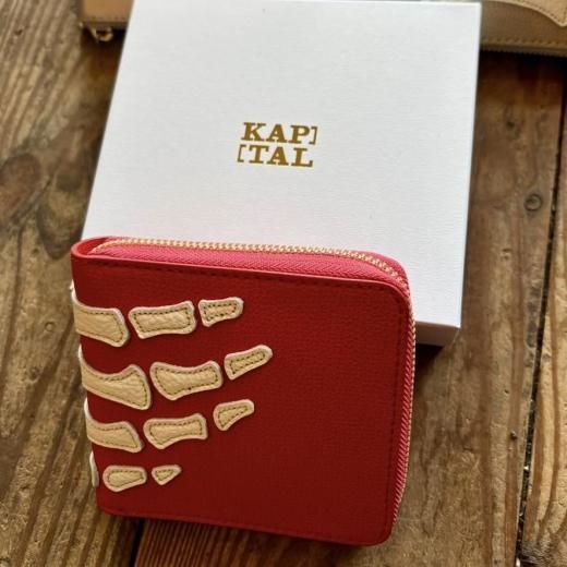 KAPITAL] THUMBS UP BONE HAND ZIP ウォレット - TAKE FIVE | テイク