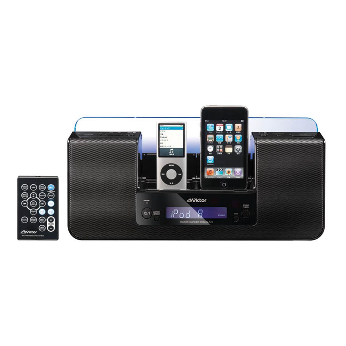 ビクター、iPodを2台ドッキングできるコンポ - 価格.com