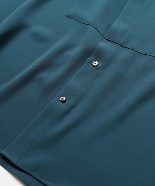 CULLNI [クルニ] Stand Collar Buzam Shirt ＜スタンドカラーブザム