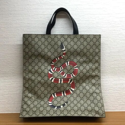 GUCCI・GGスプリーム・スネークトートバッグ お買取させて頂きました