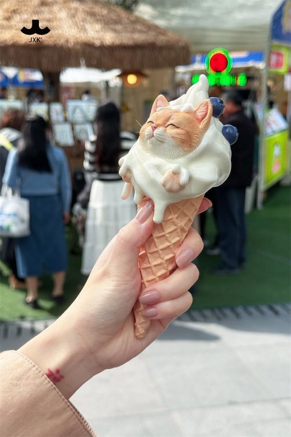 キティ ストラップ クールスイーツ トリプルコーン アイス 激レア
